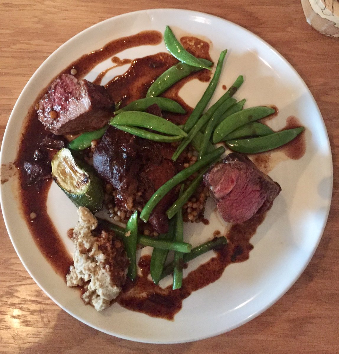 Peteskii's tweet photo. Eating stacks of food at The Stack with @CatherineMcTh #TastyStack #Lamb #Food https://t.co/ZvLCc91YqF