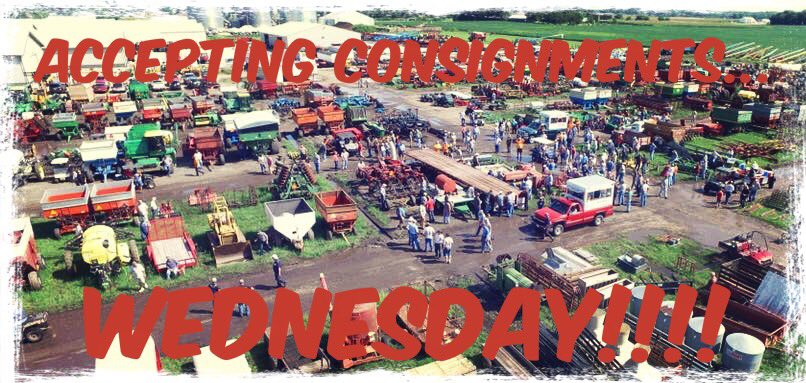 Anderson_Ent_Eq's tweet photo. We are starting to take Consignments this Wednesday the 22nd! Our hours will be Monday-Friday 8-5 and Saturdays 8-2. #HNAuction https://t.co/UJLbT2cNUq