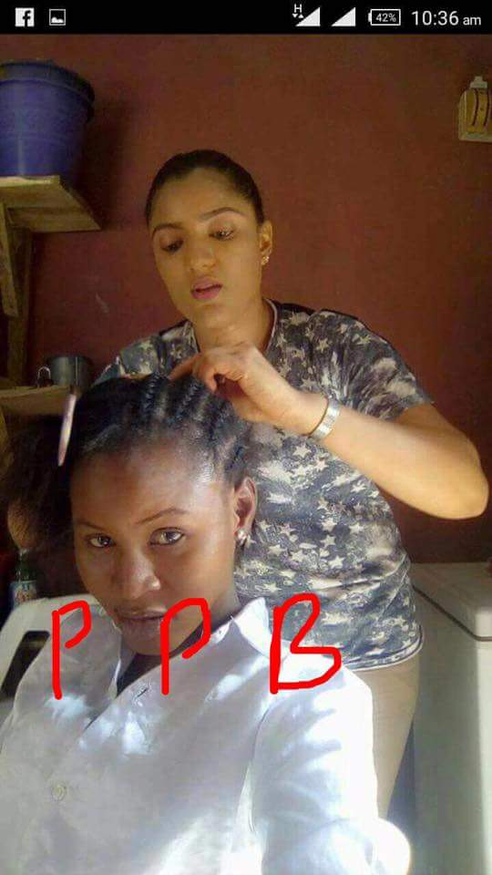 JESSYABEL's tweet photo. Gift doesn't know falz and Banky but she can make hair at one corner in obosi Anam state.#BBNaija   #BigBrotherNaija https://t.co/CAp8ylHZuQ
