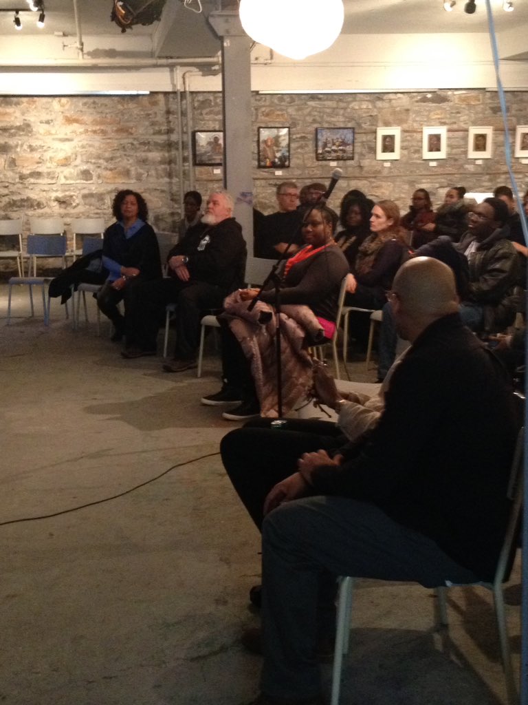 NorthernGriots's tweet photo. Thanks to everyone who came out last night for the #Visual17e artist panel. OneLove! Thanks @DomiDennery for moderating. You are amazing! https://t.co/6B3EJc9Pls