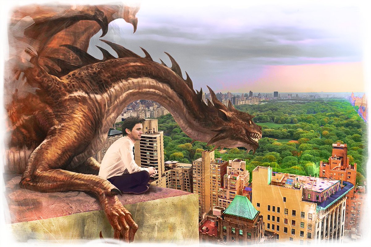 kanarek13's tweet photo. But last night I still managed to finish a bday pressie for .@Theatregirl7299 #fantasy #au #dragonPeter #andhisNeal #topoftheworld https://t.co/M1sTcCnMoY