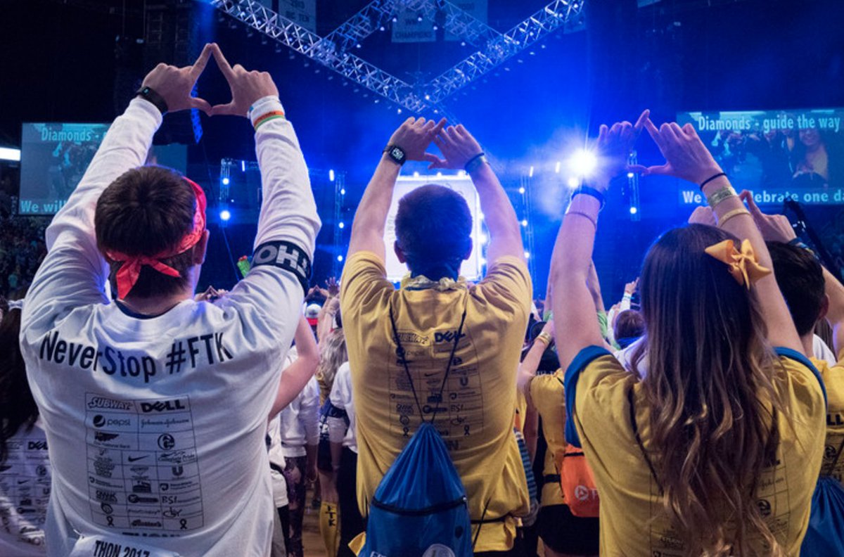 penn_state's tweet photo. #THON2017 got off to a big start with a surprise performance by @DNCE on Day 1. #FTK 
(📷 Antonella Crescimbeni &amp; Jessica Boyd) https://t.co/vnKDQCZzOg