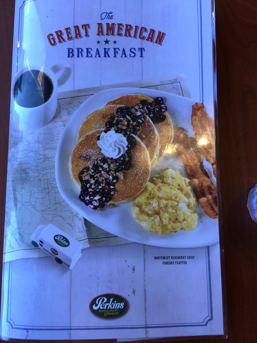 @Chairguy731 Perkins here for breakfast! Yummy! Why aren't you here with us? ☹️️