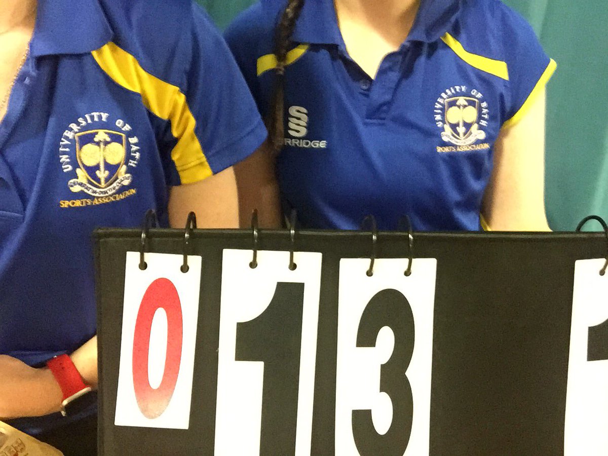 UOBathBadminton's tweet photo. Reddaway/Pinharry and Minnis/McMorrow through to last 16 of women's doubles 💪👏💛💙 #bath #BUCSNationals https://t.co/Q3v90VvupE
