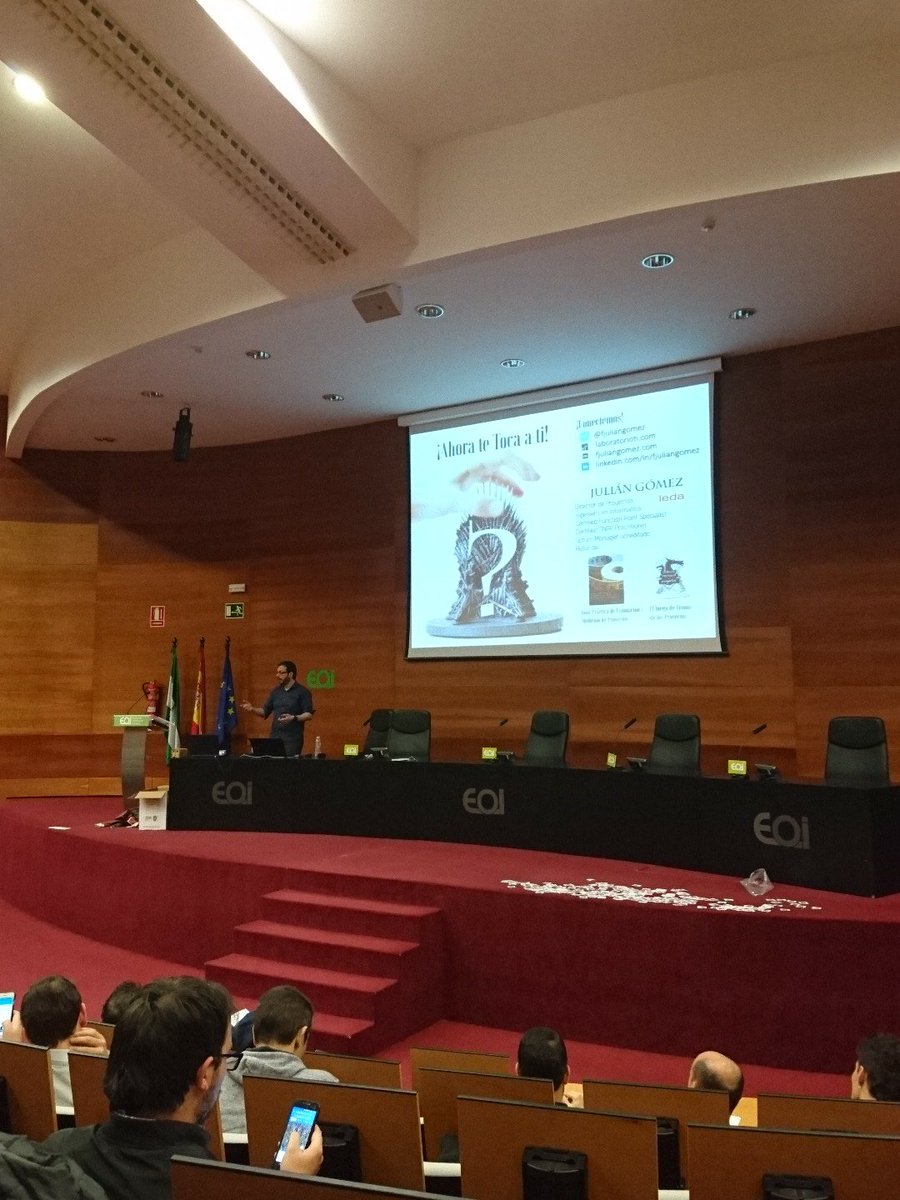 #svqdc gracias por la charla <a href="/fjuliangomez/">Julián Gómez</a>