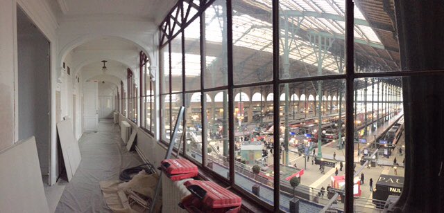 La vue depuis le futur centre #Regus à #Paris#Gare du Nord #nomadisme #teletravail #grandsvoyageurs #Thalys #EuroStar. Coming soon!