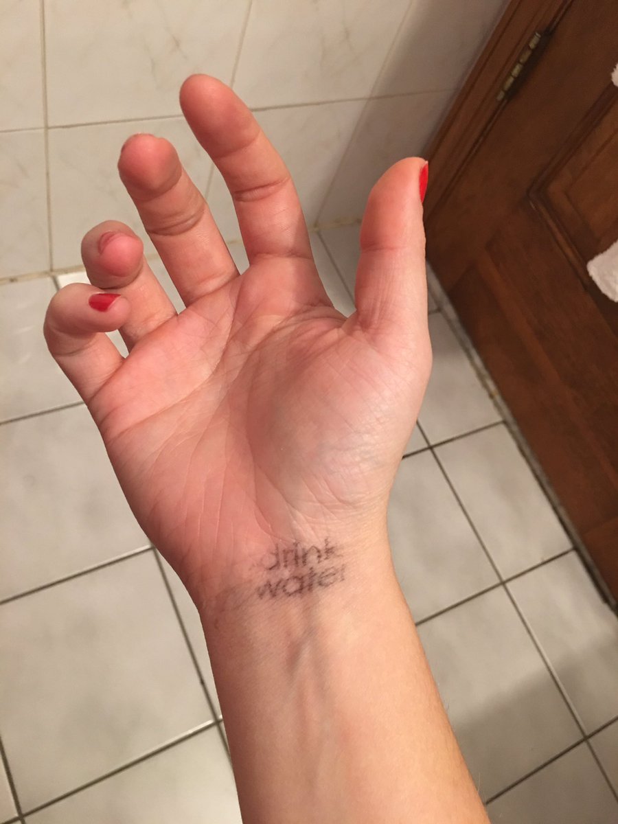 lexie's tweet photo. the stamp i got before getting into the club is way too appropriate https://t.co/RjtNKcgNXW
