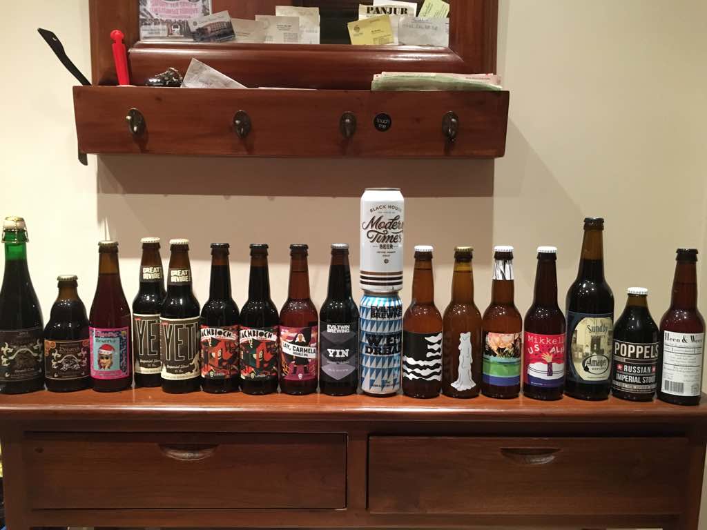 Beer Haul in Barcelona from Beergium.com. Post marathon happiness