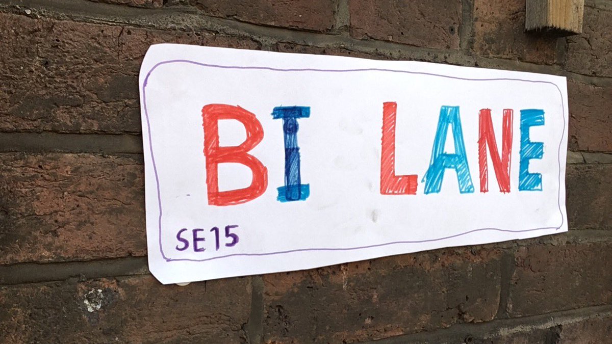 julings's tweet photo. Rye Lane, proud today. #PeckhamPride #BiLane #RyeLane #Peckham https://t.co/w8PKJHzwNa
