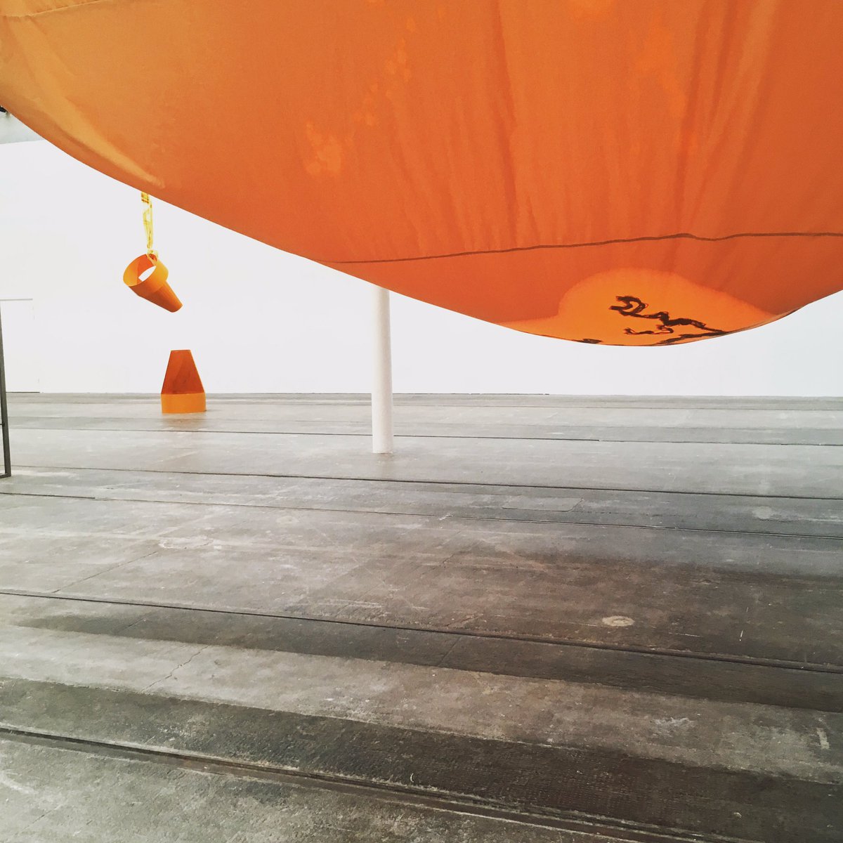 fruitmarket's tweet photo. #ClaireBarclay #YieldPoint @GlasgowTramway is a beauty! https://t.co/MM6AmIiNi4