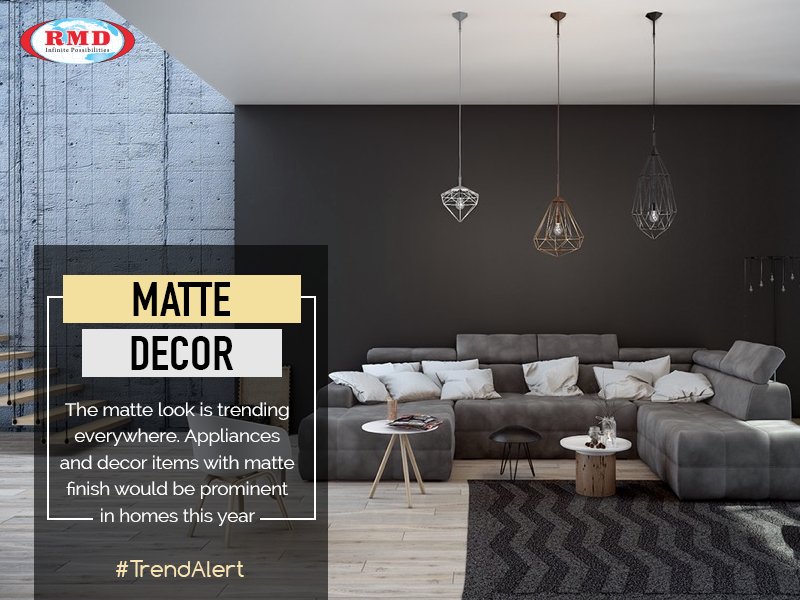 RMDBoards's tweet photo. An item with matte finish takes the attention away from all other distractions, making the item speak for itself #TrendAlert
#interiordesign https://t.co/M2JhHfY9Gr
