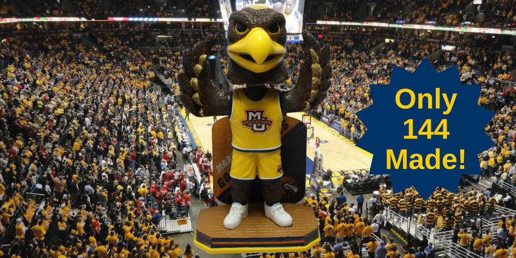 BobbleheadHall's tweet photo. RT 2 WIN! In honor of #NationalMarquetteDay, RT by Midnight Central to win a @MarquetteU Golden Eagle Bobblehead! https://t.co/1efVKsco7A https://t.co/AJMpErzRLM