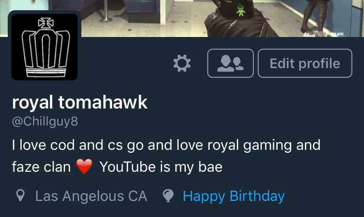 Chillguy8's tweet image. It's my birthday yay