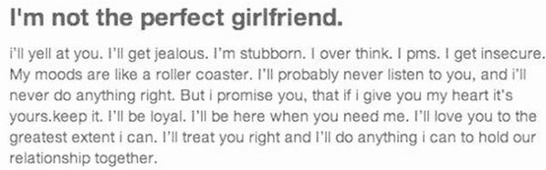 losingxhope's tweet image. I'm not the perfect girlfriend..