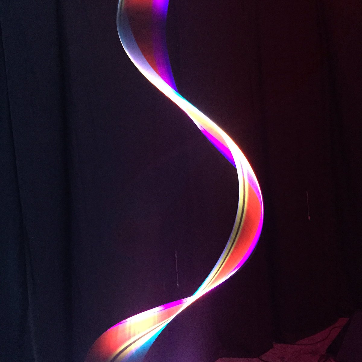 pipetdesign's tweet photo. Simply beautiful. Enchanted by #lightwaves 2017 by kinetic artist Paul Friedlander at @kineticamuseum #thethinveil 17-19th Feb #towerbridge https://t.co/SPd3LFrL8C