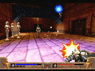 Shyning77's tweet photo. Exhumed (1996), aka PowerSlave in the US, by Lobotomy Software. A great FPS with an impressive 3D engine for the #SEGA #Saturn.
#retrogaming https://t.co/374A7hUU8c
