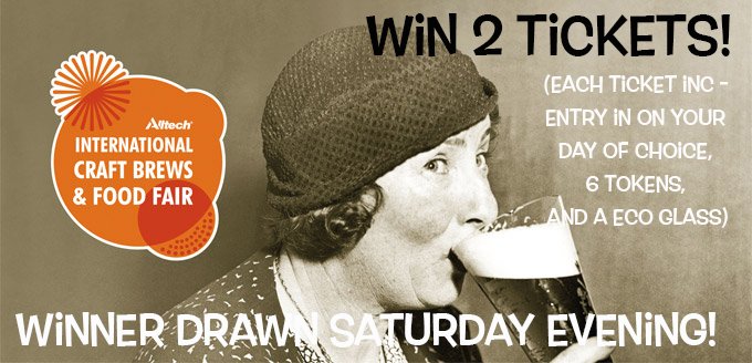 irishfinney's tweet photo. Last chance to win 2 tickets to @AlltechBrews! RT, follow, &amp; comment who you would take w/ you. Winner drawn tonight! #alltechbrews https://t.co/4AOx0yyQxX