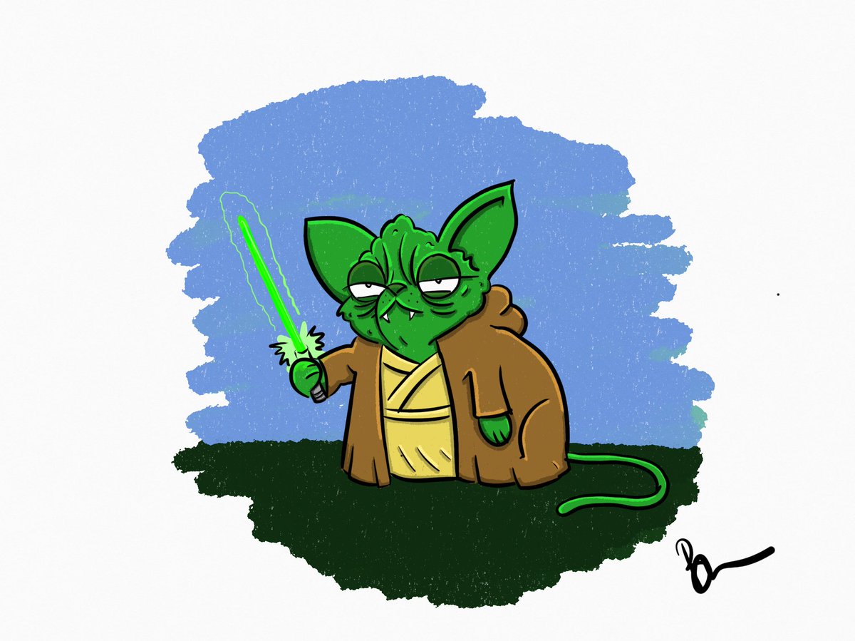 realthingcat's tweet photo. Yoda-Cat #thingcat #starwars #starcats #theforce #jedi https://t.co/s0h7MXsb03