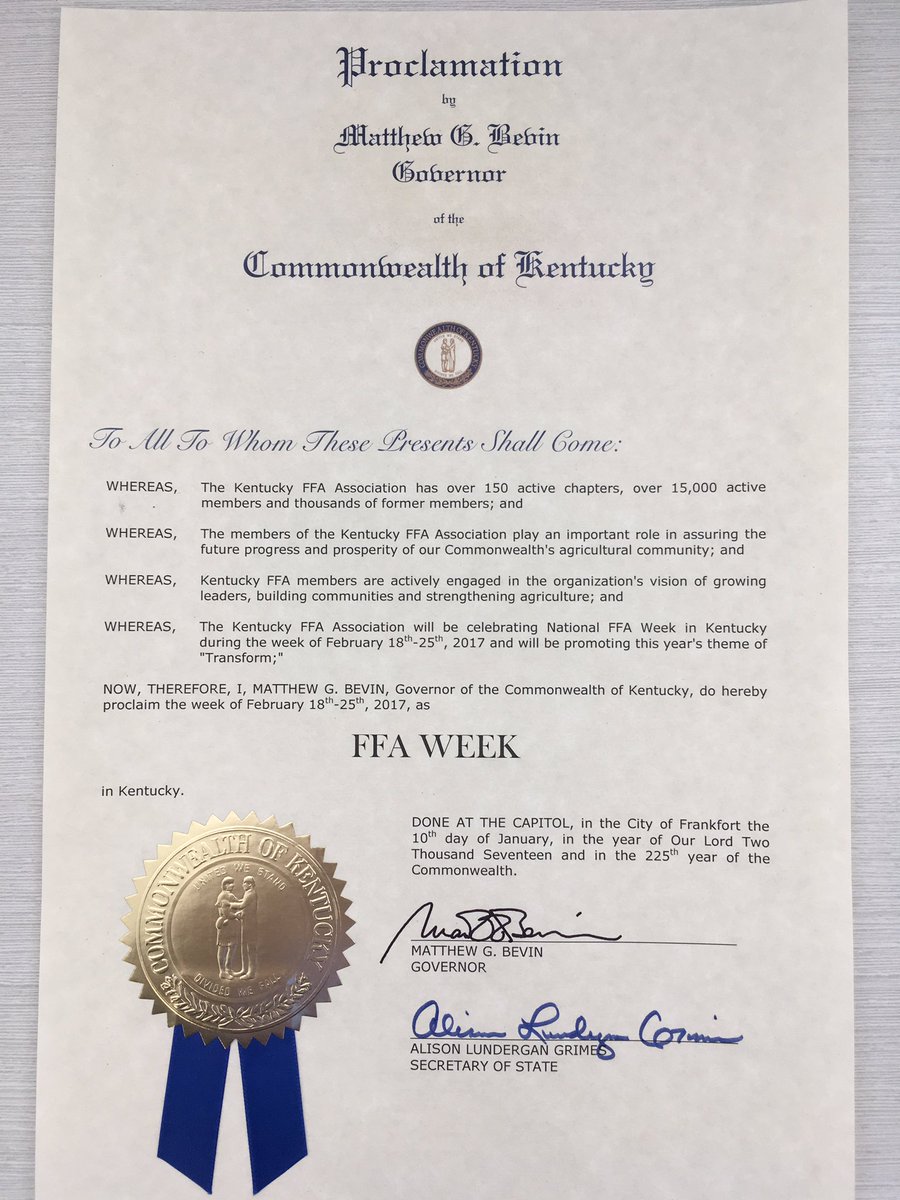 Kentucky FFA Association tweet media