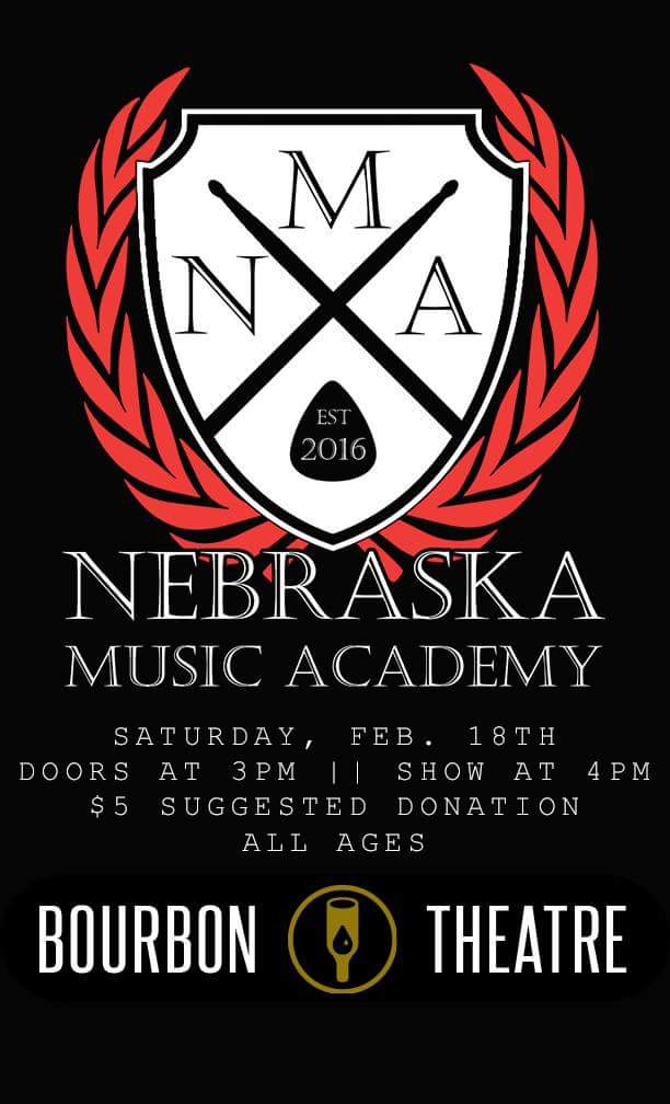 NebraskaMusic's tweet photo. Today is the day!  Come on out and support the kids!  @BourbonTheatre https://t.co/ePb6VzTpKv