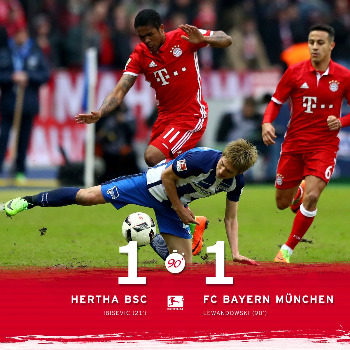 Bis zur letzten Sekunde gekämpft! 💪 #BSCFCB #MiaSanMia https://t.co/5gkP6KyXq6