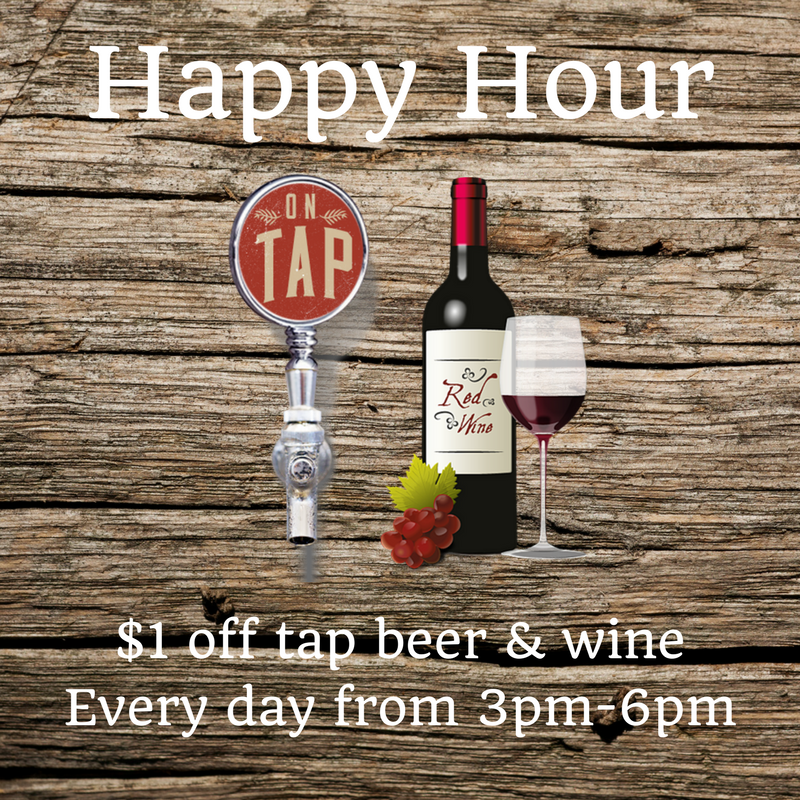 Join us from 3pm-6pm for happy hour this weekend! #SiloamSprings