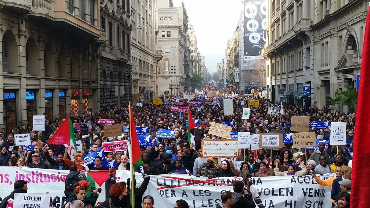 Quina Unió Europea de tanques i filats voleu reformar? Algunes ja en tenim prou, la UE mata! #TrenquemFronteres #VolemAcollir