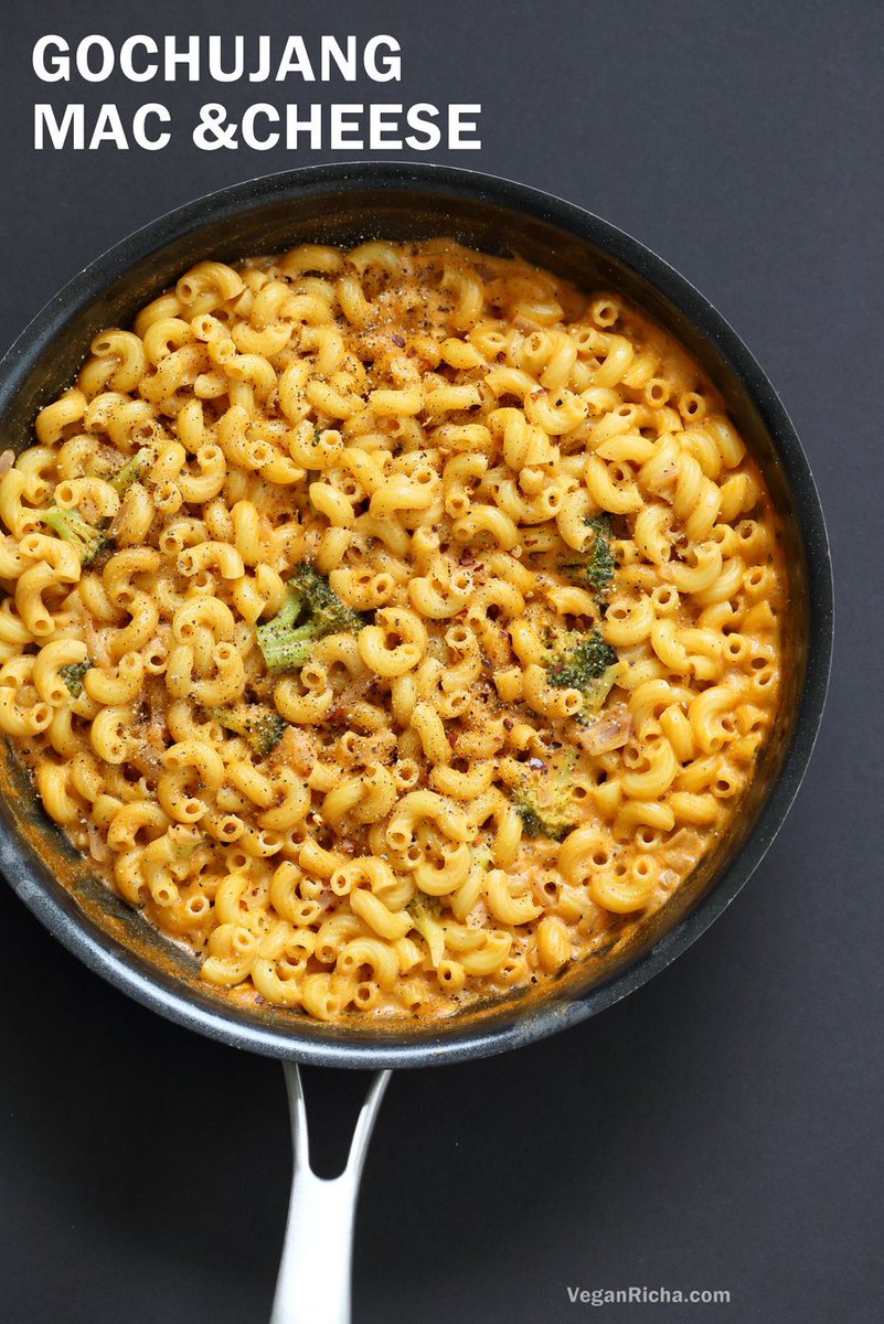 Garlicky Korean Mac and Cheese: veganricha.com/2017/02/garlic… #vegan #healthyfood #healthylife #indieFORK #ChalkPointNYC