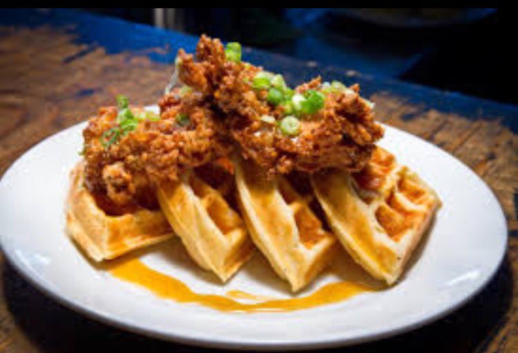 @sm you need to throw some fried chicken on those!  #chickensndwaffles