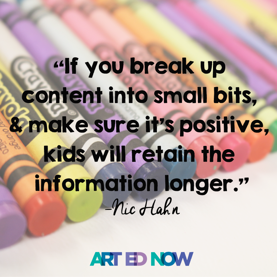 Do you want your students to LOVE your class? "The Power of Positive Experiences" <a href="/MiniMatisse/">Nic Hahn (she/her)</a> #ArtEdNow