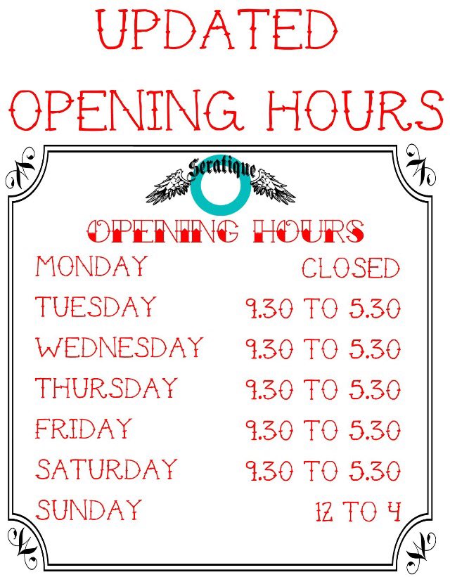 Seratique's tweet photo. We are changing our opening ours starting Monday! #seratique #aberdeen #seeninthedeen #alternativeclothing #alternativefashion https://t.co/bJn49DoggF