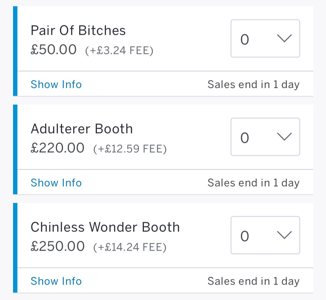 BB_Superfan's tweet photo. The ticket options for @heavenliverpool's Kim Woodburn PA are genius! I wish I could go! #CBB #CBBKim https://t.co/OSkVIXDism