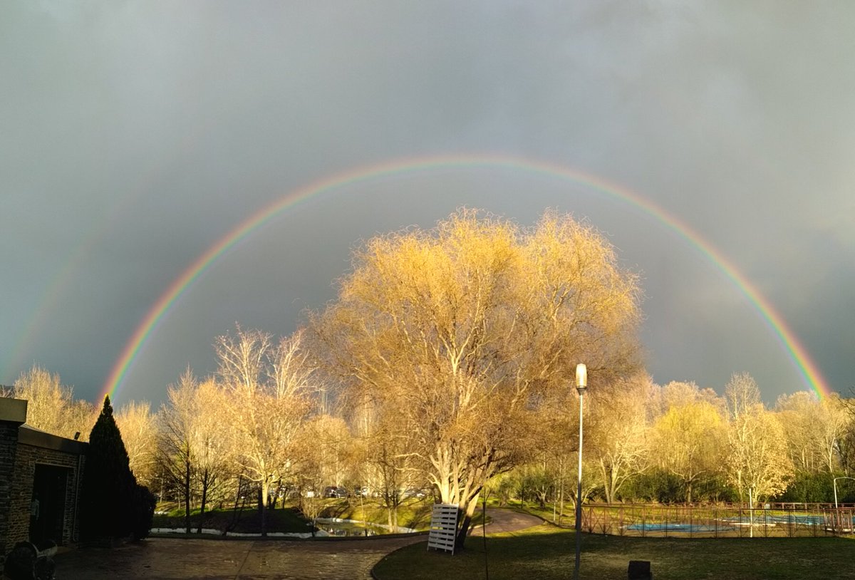 #Arcoiris en el #ValledelJerte <a href="/ElTiempo_tve/">El Tiempo en TVE</a>