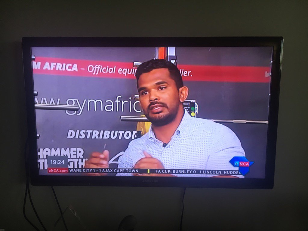Sportscience_sa's tweet photo. Great to see @Sharief_H on @eNCA news giving scientific advice on injury prevention &amp; loading in professional rugby https://t.co/porm77b9qM