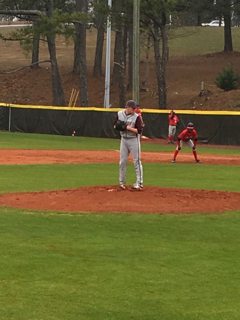 Bearden Bulldogs junior RHP <a href="/CarsonTateMatt1/">Carson Matthews</a> facing the Central Bobcats <a href="/BartlettJC/">John C Bartlett, EdD</a> 
@CoachRice27