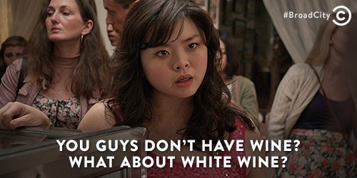 broadcity's tweet photo. only ask the important q's on #nationaldrinkwineday https://t.co/fHdzpGVl05