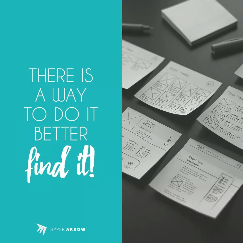 hyper_arrow's tweet photo. There is a way to do it better, find it!
#quote #quoteoftheday #wireframes #HyperArrow #creative #inspiration https://t.co/Gdlt9niTqR
