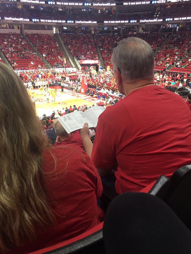 whitsalmon's tweet image. There is a man at the State basketball game reading his Volvo's owner's manual. Rock. Bottom.