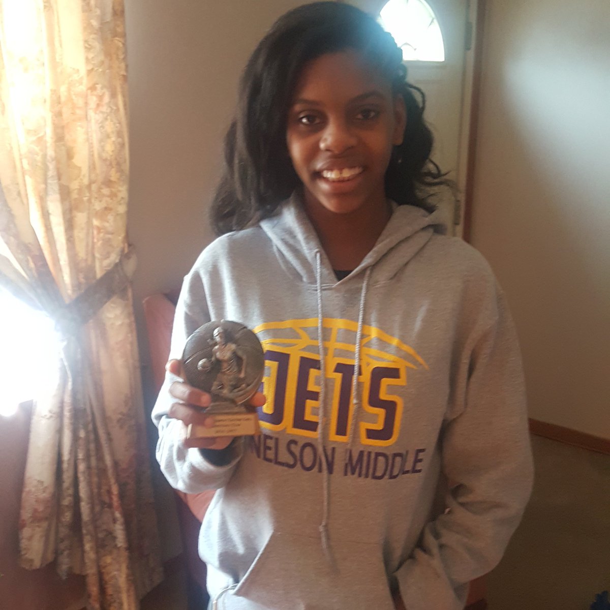 macyoung3's tweet photo. So proud of my baby girl A'Niya for making the All Tournament Eastern Division team #YoungSwag #JetSwag #GoJets #DaddysGirl https://t.co/AsTBcmEH1Z