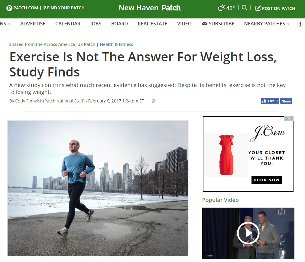 leehnewton's tweet photo. Just saw an article about how exercise won't help you lose weight. But isn't that @petersagal? @waitwait #waitwaitwhat https://t.co/UC8Hg3nRgx