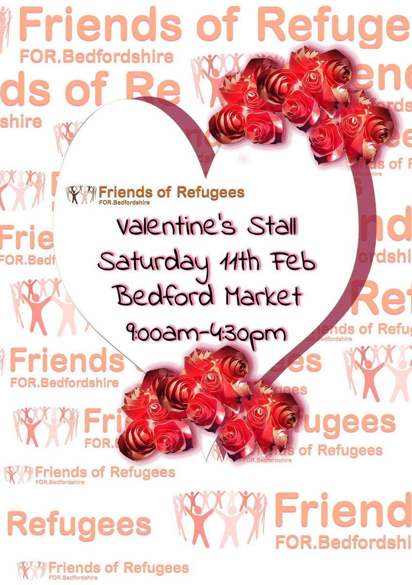 FORfestBedford's tweet photo. Find treats for your loved ones this Saturday - raising funds for @FriendRefugees #lovewins https://t.co/hZgZqe2h0Z