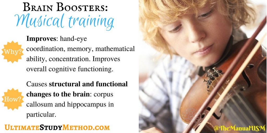 TheManualUSM's tweet image. #brain booster: the benefits of #learning to play a musical instrument.

#music