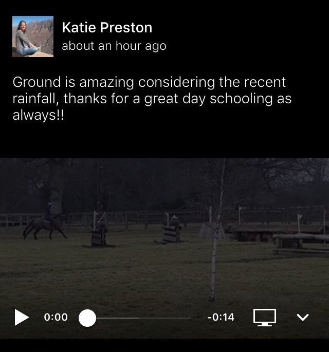 Huge thanks Katie Preston for sharing fab feedback &amp; video of your XC Schooling @ LMEQ on Facebook TEXT 07771600033 to book <a href="/TwittaEventing/">Twitta Eventing</a>