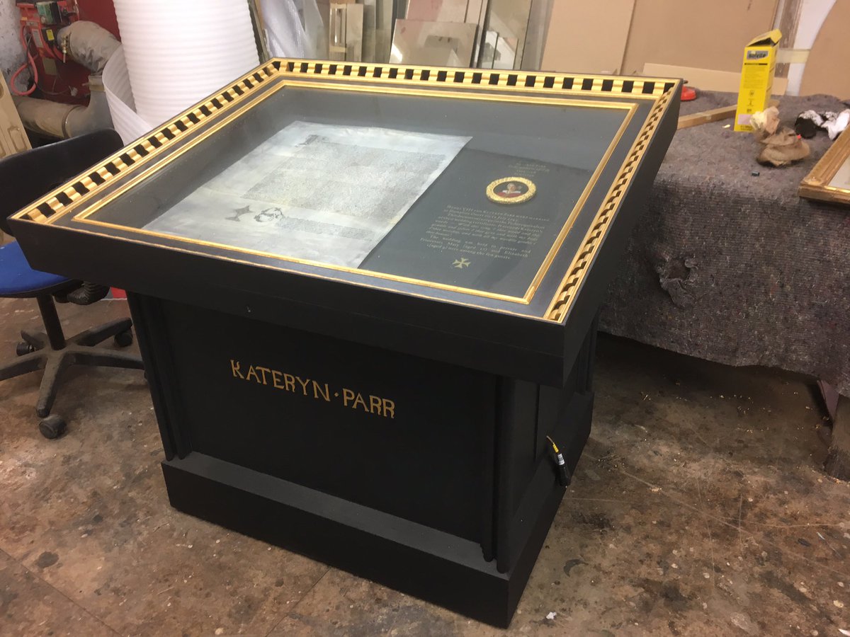 CoryndonLtd's tweet photo. Display case for Hampton Court Palace https://t.co/UH91bUfxnN