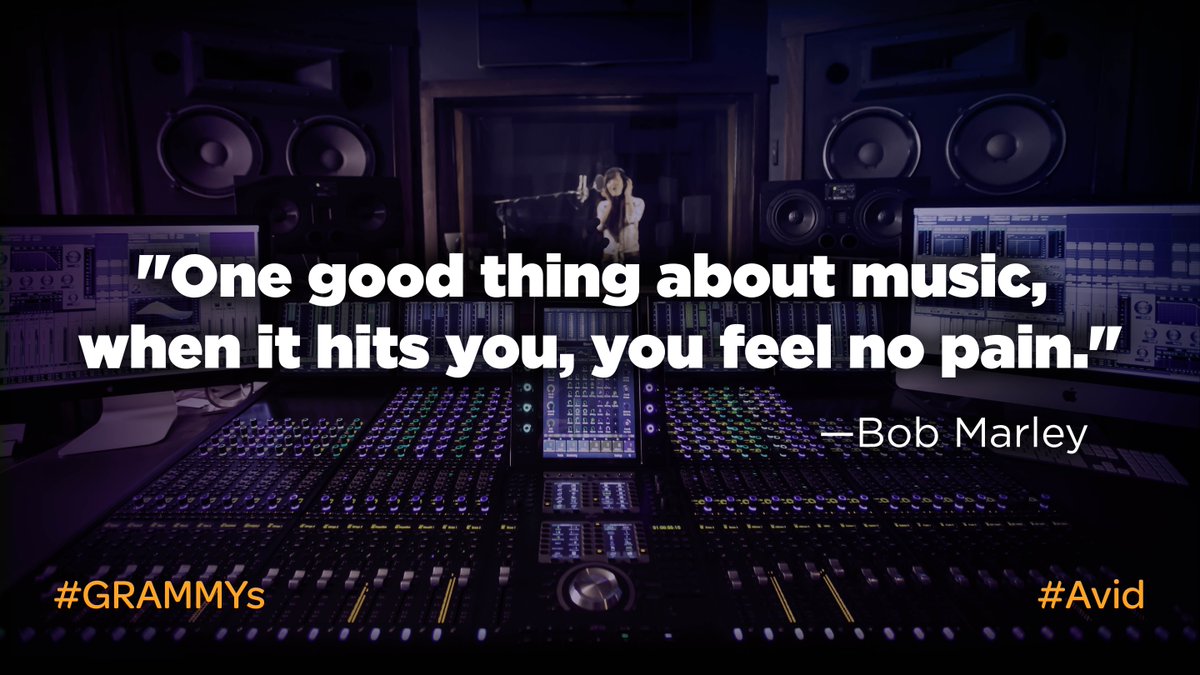 Avid's tweet image. #GRAMMYs #Avid