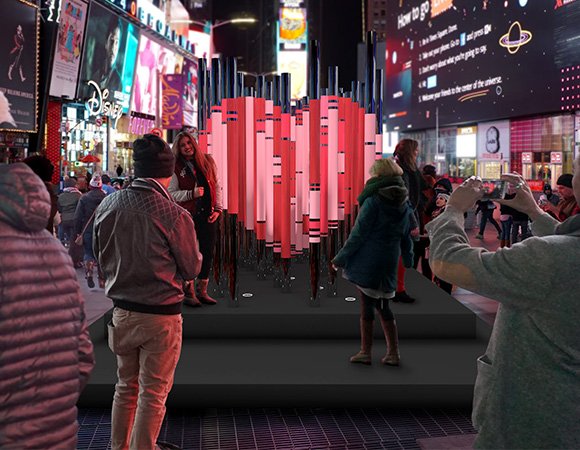 edison_projects's tweet photo. In NYC this week:#WeWereStrangersOnceToo public #artinstallation celebrating #ValentinesDay @TSqArts https://t.co/Kzxsmp0i8B @ICSC https://t.co/UwVPz1Yqjn
