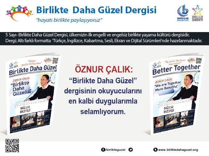 birlikteguzel's tweet photo. Birlikte Daha Güzel Dergisi- Onur Konuğu AK Parti Genel Bşk. Yrd. Sosyal Pol. Bşk. Sn Öznur Çalık oldu @haozdemir @Mehmed_Sirin @hfgiray https://t.co/YYpM8FGb07