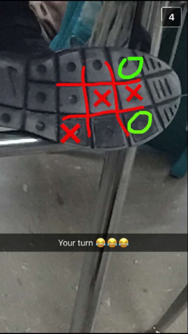 CDH_98's tweet photo. Please tell me why @btb1999  took a picture of the bottom of my shoe, started a game of TicTacToe, and then cheated❓ 🙄❌😠⭕️ https://t.co/HnXLONSmrO