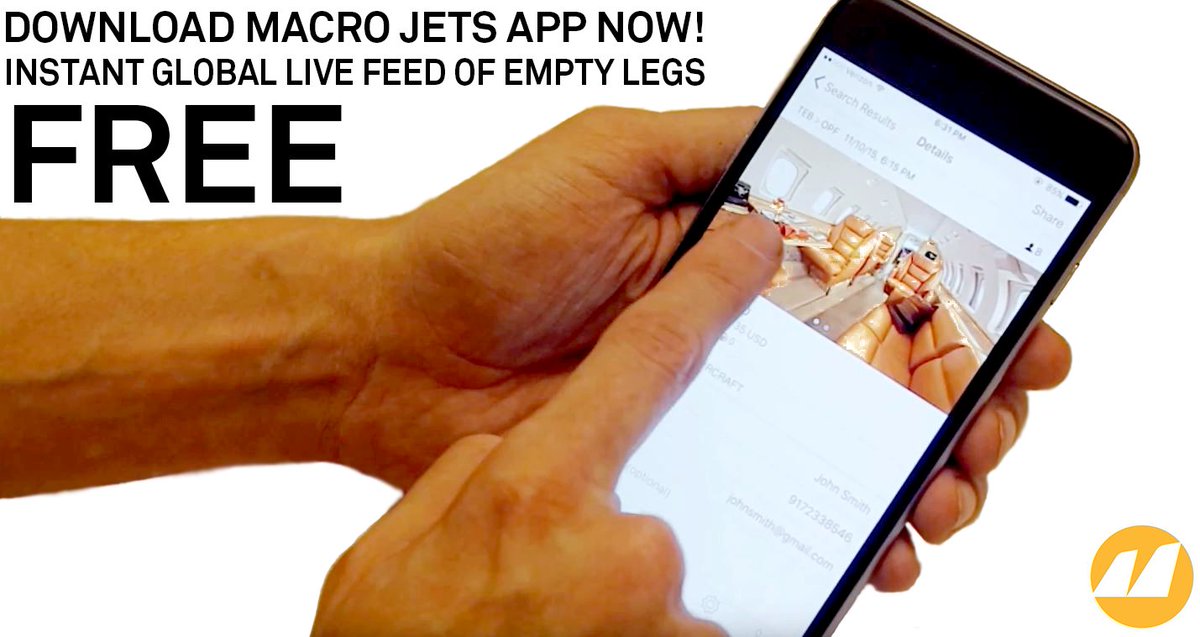 MacroJets's tweet photo. Download our App and gain access to #Emptylegs 
https://t.co/02x8K8MXML
#MacroJets #ComingInHot #MacroExperience https://t.co/wryJLoN4h5