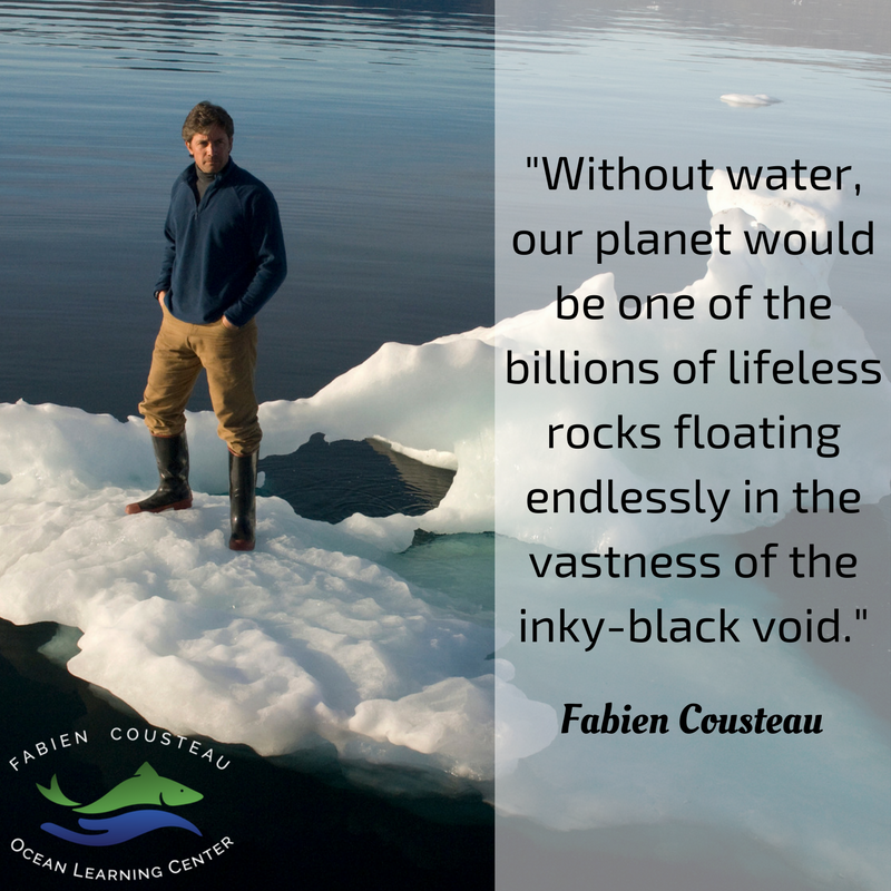 FCousteauOLC's tweet image. Water=Life #MotivationMonday #quote #climatechange #water #life